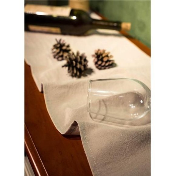 Farmhouse Table Runner Country Cottage Decor Cotton Decorative Dining Cloth 72" - Picture 8 of 9